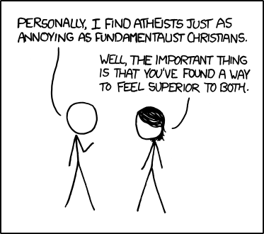 Atheists & Superiority